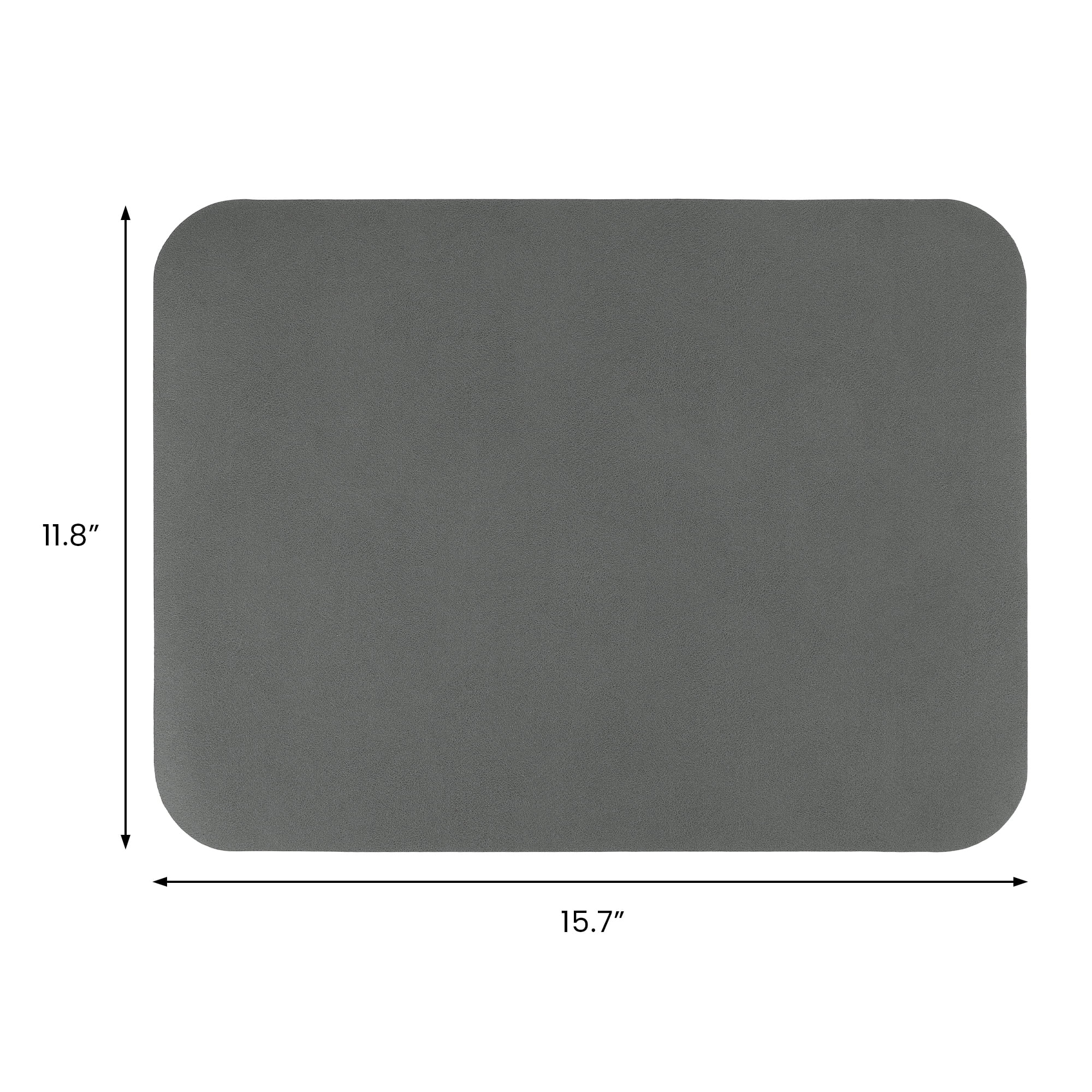 Unique Bargains Diatomaceous Stone Dish Countertop Drying Mat Black 15.7*11.8 inch