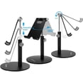 thumbnail image 4 of Soporte ajustable para tableta/teléfono, soporte telescópico ajustable para iPad, soporte universal de aluminio multiángulo compatible con iPhone, teléfono celular inteligente/tableta/iPad (4-13, 4 of 6