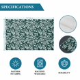 thumbnail image 6 of Dark Green Spring Floral Placemats Set of 4, Farmhouse Flowers Elegant Pastoral Placemats for Dining Table, Place Mats for Kitchen Tabletop, Waterproof Wipeable Dining Table Mats Set, 6 of 9