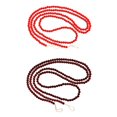thumbnail image 1 of 2x Christmas Wooden Beads Garland Home Fireplace Decor Dark 274cm Red 274cm Macarena guirnalda de cuentas de madera, 1 of 8