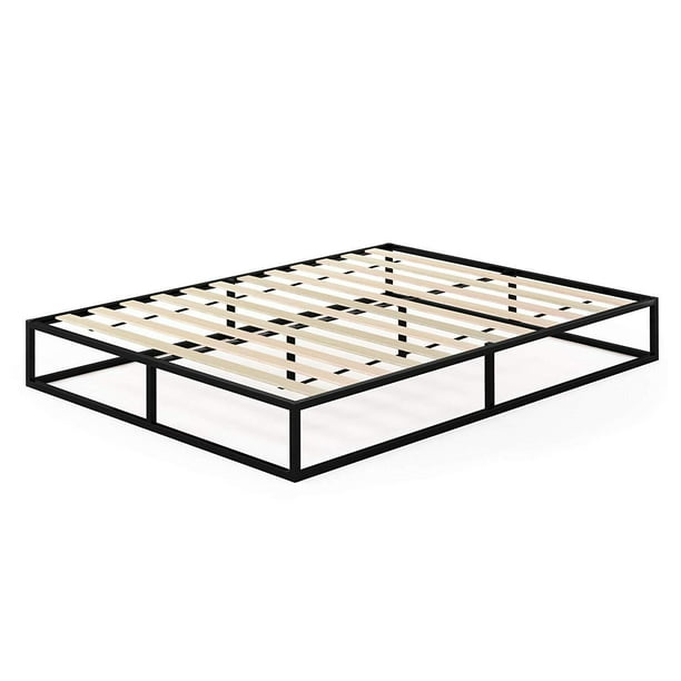 Furinno Angeland Monaco Metal Bed Frame Foundation With Wooden Slats Queen Com Furinno Angeland Monaco Metal Bed Frame, Monaco Queen Bed Frame