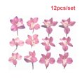 thumbnail image 4 of Pressed Flowers Home Arts Décoratifs Signets Autocollants Sûrs Colorés Multiples Simulation Décor Parfait Cadeaux Festive Fournitures Rose, 4 of 7
