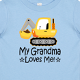 thumbnail image 4 of Inktastic My Grandma Loves Me Grandson Truck Boys Baby T-Shirt, 4 of 5