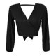 thumbnail image 2 of VERANO MUJERES de MANERA LIGHT ESPECINA de CASUAL L Baoblaze  Top corto de mujer, 2 of 8