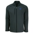 thumbnail image 2 of Men's Cutter & Buck  Gray Duke Blue Devils Peshastin Eco Fleece Recycled Full-Zip Jacket, 2 of 3