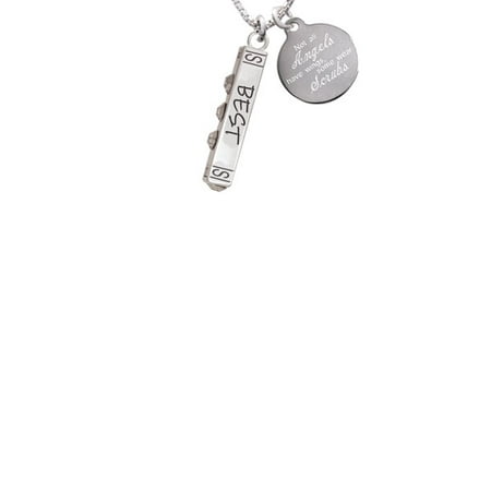 Best Friends Forever Bar Not All Angels Have Wings Some Wear Scrubs Engraved
