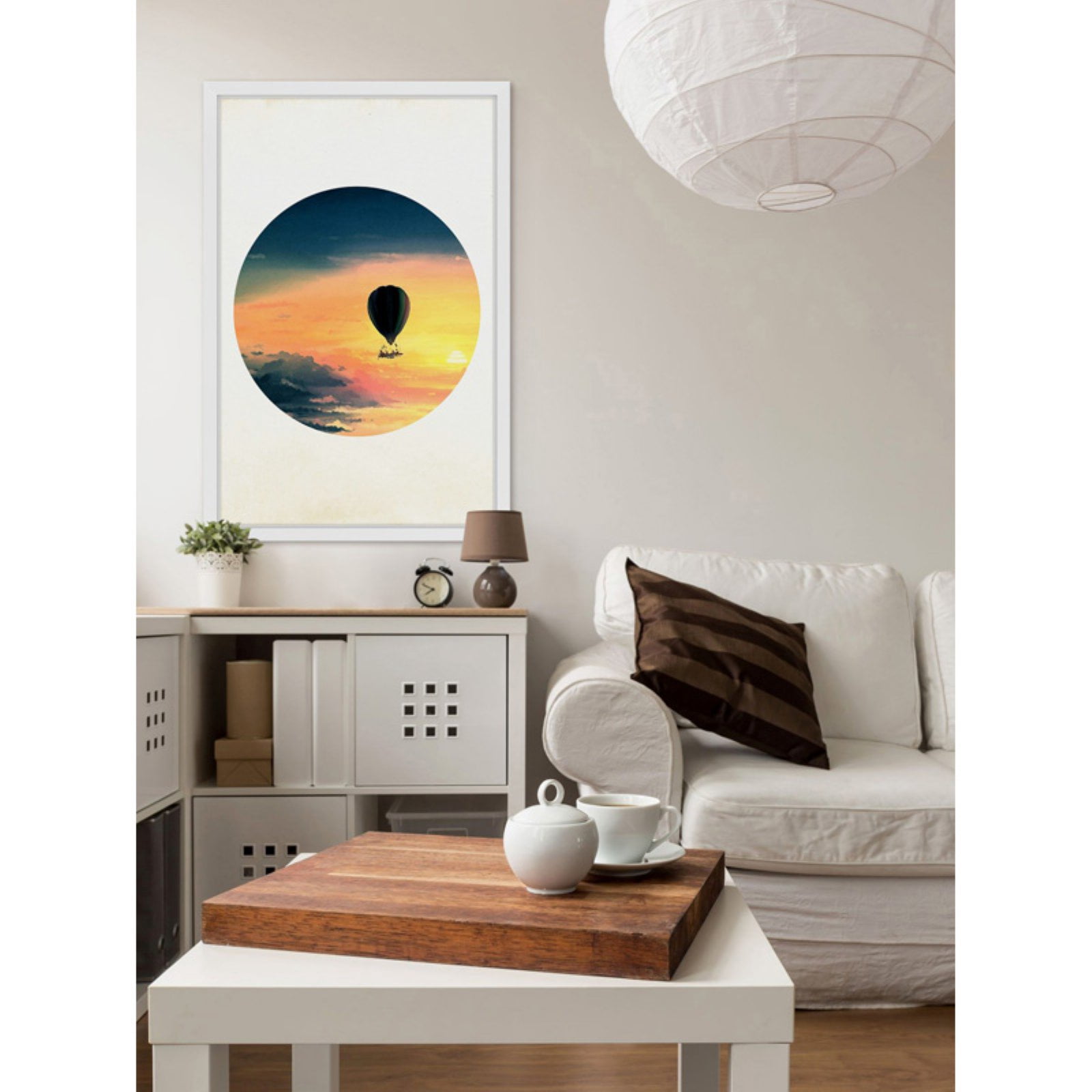 Marmont Hill "Balloon Sunset" Framed Painting Print