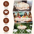 thumbnail image 7 of Pink Orange Pumpkins Fall Round Tablecloth, Fitted Table Cover with Elastic for 55"-60" Round Tables, Thanksgiving Leaves Floral Autumn Table Cloth Outdoor Indoor Dinning Party Waterproof Tablecloths, 7 of 7