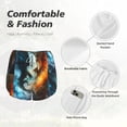 thumbnail image 4 of Salouo Red And Blue Flame Wave Dragon Print Women's 2 in 1 Running Shorts Double-Layer Shorts Athletic Workout Gym Yoga Shorts Running Shorts for Women-Medium, 4 of 7