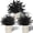 Black, variant on 3 Pack Mini Potted Fake Plants Artificial Plastic Eucalyptus Plants Topiaries for Home Office Desk Farmhouse Shelf Room Bathroom Decor(Sage Green)