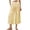 Yellow, variant on BUIGTTKLOP Capri Pants for Women Striped High Waisted Lounge Pants Striped Wide Leg Summer Cropped Trousers