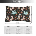 thumbnail image 2 of Cauagu Rabbit Is Eating Carrots Print Pillow Covers with Envelope Closure,1PC Pillow Cases Decorative Pillow Case for Bed & Couch, Pillows Not Included-14"x20", 2 of 6
