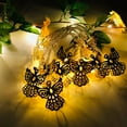 thumbnail image 6 of Christmas Fairy String Lights, 10ft LED Angel Geometric String Light Plug Waterproof Novelty Decorative Light String for Outdoor Indoor Party Wedding Garden Christmas, 6 of 7