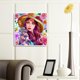 thumbnail image 3 of Cuadros Decorativos 5D diamante pintura flor belleza completo redondo taladro Rhinestone DIY pared arte artesanía Likrtyny embutido en tela, 3 of 9