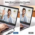 thumbnail image 3 of USB to Ethernet Adapter, 1000Mbps Plug and Play Ethernet Adapter with USB 3.0, Driver Free, RJ45 LAN Network Dongle Compatible with Switch, Laptop, PC, MacBook, Windows, 3 of 8