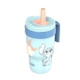 thumbnail image 2 of Zak Designs 10oz Stitch Double Wall Stainless Steel Cruiser Tumbler with Handle and Soft Silicone Straw, Leak-Proof, 2 of 5