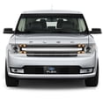 thumbnail image 4 of Ford Flex 3D Dual Logo Black Stainless Steel License Plate, 4 of 5