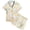 R223-Beige, variant on RMGVDSD Girls Clothes 2PCS Outfit Girls Pajamas Set Cartoon Print Short Sleeve Shirt And Shorts Sleepwear Set Kids Soft Comfortable Loungewear Outfits 2-3 Years