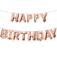 thumbnail image 1 of Guirnalda de Globos Joycard 16" Feliz Cumpleaños Oro Rosado, 1 of 7