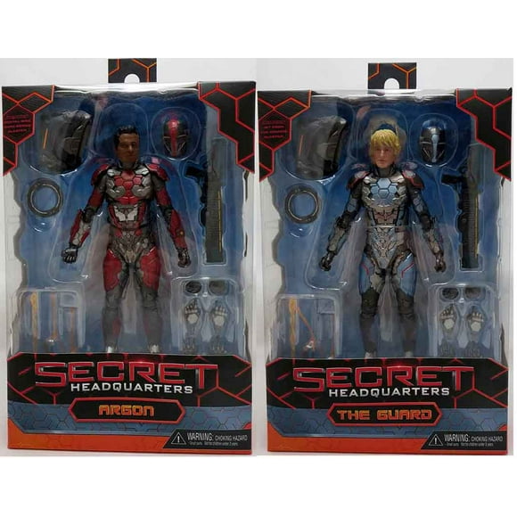 Secret Headquarters 7 Inch Action Figure - Set of 2 (Argon & The Guard)