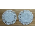 thumbnail image 3 of Handmade Macrame Coasters In Beige Set Of 2 Bohemian Home Decor, 3 of 5