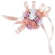 thumbnail image 1 of Flor De La Muñeca Flor De La Muñeca Nupcial Flor De La Mano Nupcial Boda Nupcial Dama De Honor Muñeca Ramillete Fiesta Baile De Graduación Mano Cinta Flor # 5 Champán Blanco ANGGREK Bridal Wrist Flower, 1 of 5