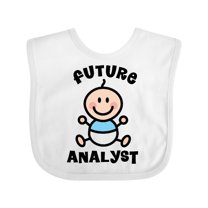 Inktastic Future Analyst Boys Baby Bib