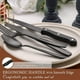 thumbnail image 5 of Juego de cubiertos Hiware negro mate 24 piezas para 4 con Steak K, 5 of 7