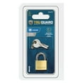 thumbnail image 1 of Master Lock 234970 0.75 in. Tru Guard Solid Body Brass Padlock with Long Steel Shackle, 1 of 2