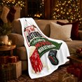 thumbnail image 3 of Holiday Movie Marathon Sign with Popcorn, Cheerful Graphic Style for Movie Lovers, Festive Remote Quote and Christmas Gift, Cozy Flannel Blanket for Family Room and Bedroom, Home Decor, 3 of 9