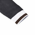 thumbnail image 3 of Generic Men's Ribbed Long Sleeve Polo Shirts V-Neck Textured Solid Color Pullover Casual Corduroy Texture Sweatshirt, 3 of 7