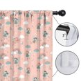thumbnail image 4 of Blackout Kids Curtains,Pink Fairy Rainbow Pattern Childrens Insulated Curtains Set Of 2,Bedroom Essentials,Toddler Room Decor 42"x54", 4 of 5