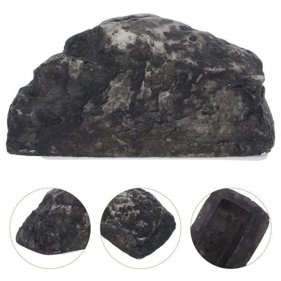 BALAHAPY 1Pack Combination Key Lock Box Waterproof Stone Appearance Box for Home Decor Outdoor Key Hider