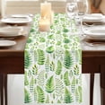 thumbnail image 3 of Table Runners 72 Inches Long Dress Scarves, Spring Leaves Farmhouse Kitchen/Dining Table Runner, Coffee Tablerunners, Pastoral Garden Botanical Watercolor 18x72 Inch, 3 of 9