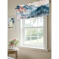 thumbnail image 6 of Independence Day Valances for Windows, Rod Pocket Kitchen Valance Curtains - Soft & Washable Small Window Treatment for Living Room,&nbsp;Bathroom, National Flag Day Celebration , 42x12 Inch, 1 Panel, 6 of 9