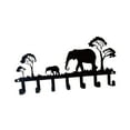thumbnail image 3 of Gancho organizador, soporte para llaves montado en la pared, decoración de pared, estante para colgar en la pared negro resistente, colgador de llaves, 3 of 8