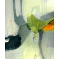 thumbnail image 2 of Brix, Sidsel 15x17 Black Ornate Wood Framed with Double Matting Museum Art Print Titled - Green Bird, 2 of 4