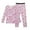 Tie Dyed Purple, variant on INNERSY Big Girls' Light Thermal Underwear Set Long Johns Base Layer for Kids(Large,White)