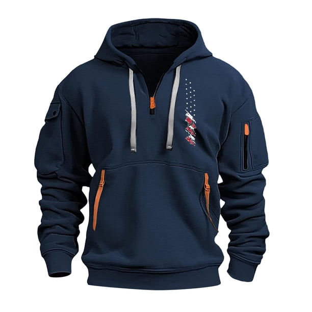 WILLBEST Sudadera con Capucha y Bolsillo con Cremallera para Otoño e Invierno para Hombre Chica