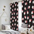 thumbnail image 5 of Blackout Kids Curtains,Black Christmas Santa Pattern Childrens Insulated Curtains Set Of 2,Bedroom Essentials,Toddler Room Decor 52"x84", 5 of 5