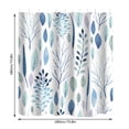 thumbnail image 3 of Binwennn Doublure de Rideau de Douche Longue 78 Ensemble de Rideaux de Douche Transparents Rideau de Douche Abstrait Fleur Couleur Rideau de Douche Rideau de Séparation de Salle de Bain Tissu Polyester Porte, 3 of 6