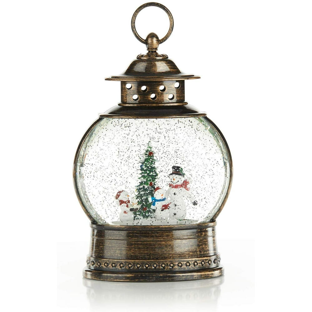ReLive Christmas LightUp Snow Globe Lantern Snowman Family Walmart