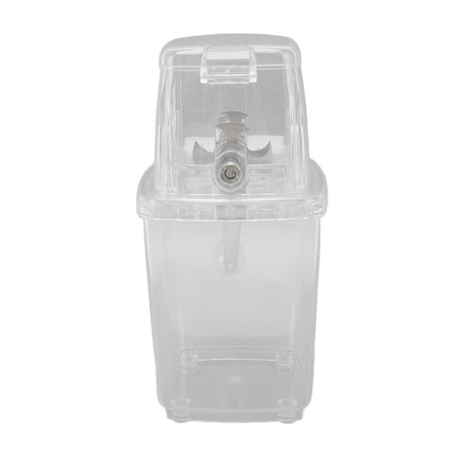 Machine de Broyage de Glace et Rasoir, Petit Broyeur de Glace Manuel pour Fêtes Transparent