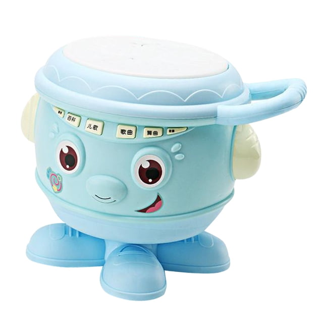 Aprendizaje Musical Música Clap Drum Toys Juguete Electrónico de Inteligencia Azul 3