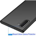 thumbnail image 3 of Case for Samsung Galaxy Note 10 Phone Case Protective Slim [Defend from Scratch/Slip/Drop/Fingerprint] Matte PC Hard Minimalistic Phone Cover for Samsung Galaxy Note 10-Black, 3 of 10