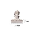 thumbnail image 4 of Metal Bulldog Clips, 1.25 Inches, Pack of 20 (Silver), 4 of 10