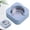 Sky Blue, variant on Plastic Round Ashtray, Ash Trays for Cigarettes, Stackable Desktop Ash Holder, 3.54×3.54 in Cigarette Ash Tray, Heat Resistant Tabletop Ash Storage, Large Capacity Plastic Ashtray,Black