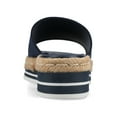 thumbnail image 3 of Journee Womens Rosey Wedge Heel Espadrille Sandals, Widths Available, 3 of 9