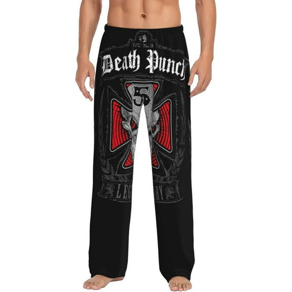 5FDP Five- FFDP-Finger-Death Punch Men's Pajama Long Pants Sleeping Pants Home Sleepwear Soft Pjs Pants