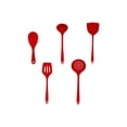 thumbnail image 1 of Vwrxbz Silicone Kitchen Utensils Set 5 Piece Non Stick Heat Resistant Cooking Spatula Spoon Ladle, 1 of 7